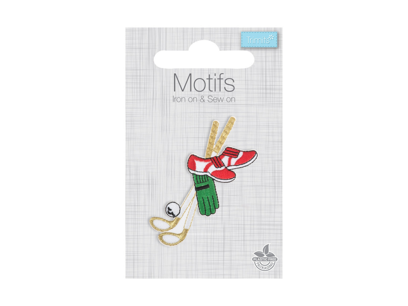 Iron -On & Sew-On Motif Patch - Golf - Cheap Fabrics