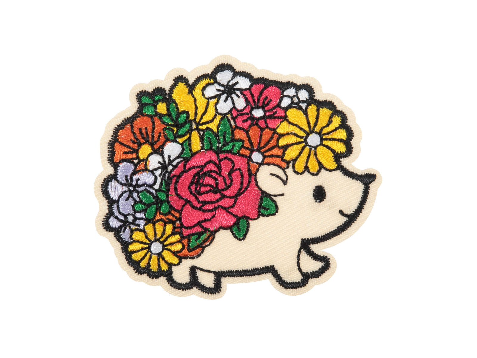 Iron -On & Sew-On Motif Patch - Hedgehog - Cheap Fabrics