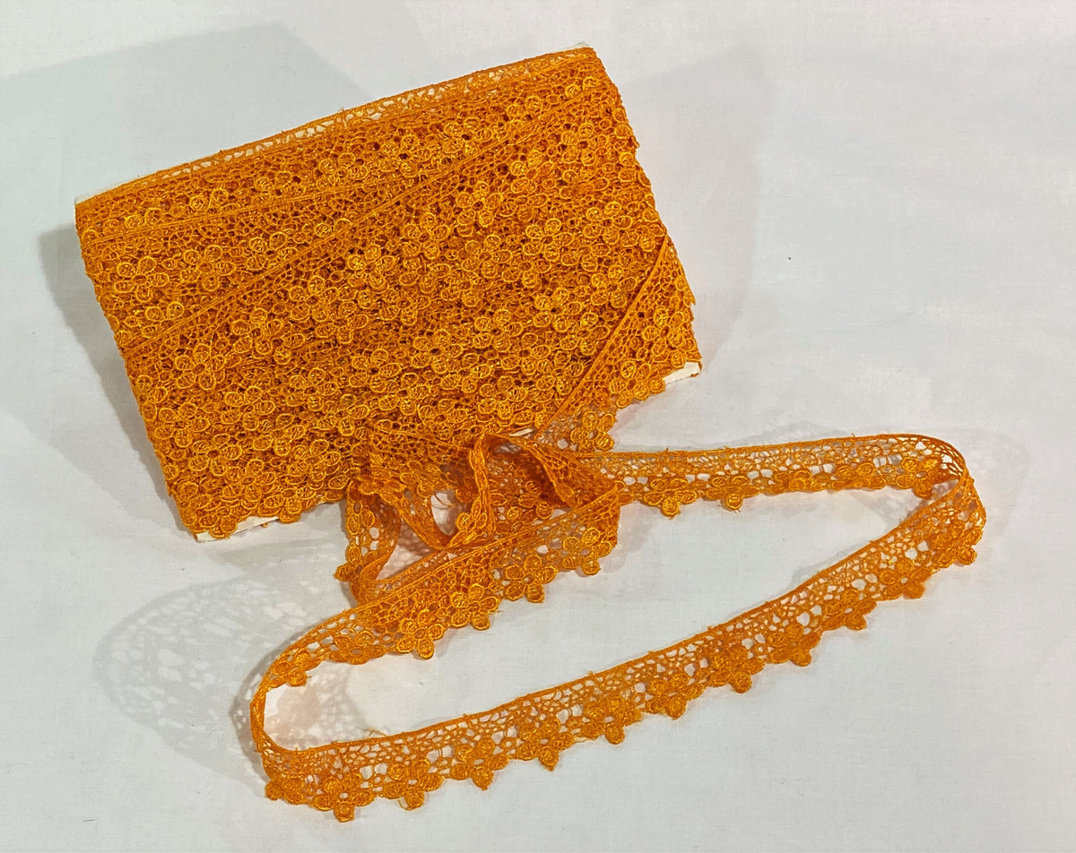 Guipure Lace Trim - Orangery Floral - Cheap Fabrics