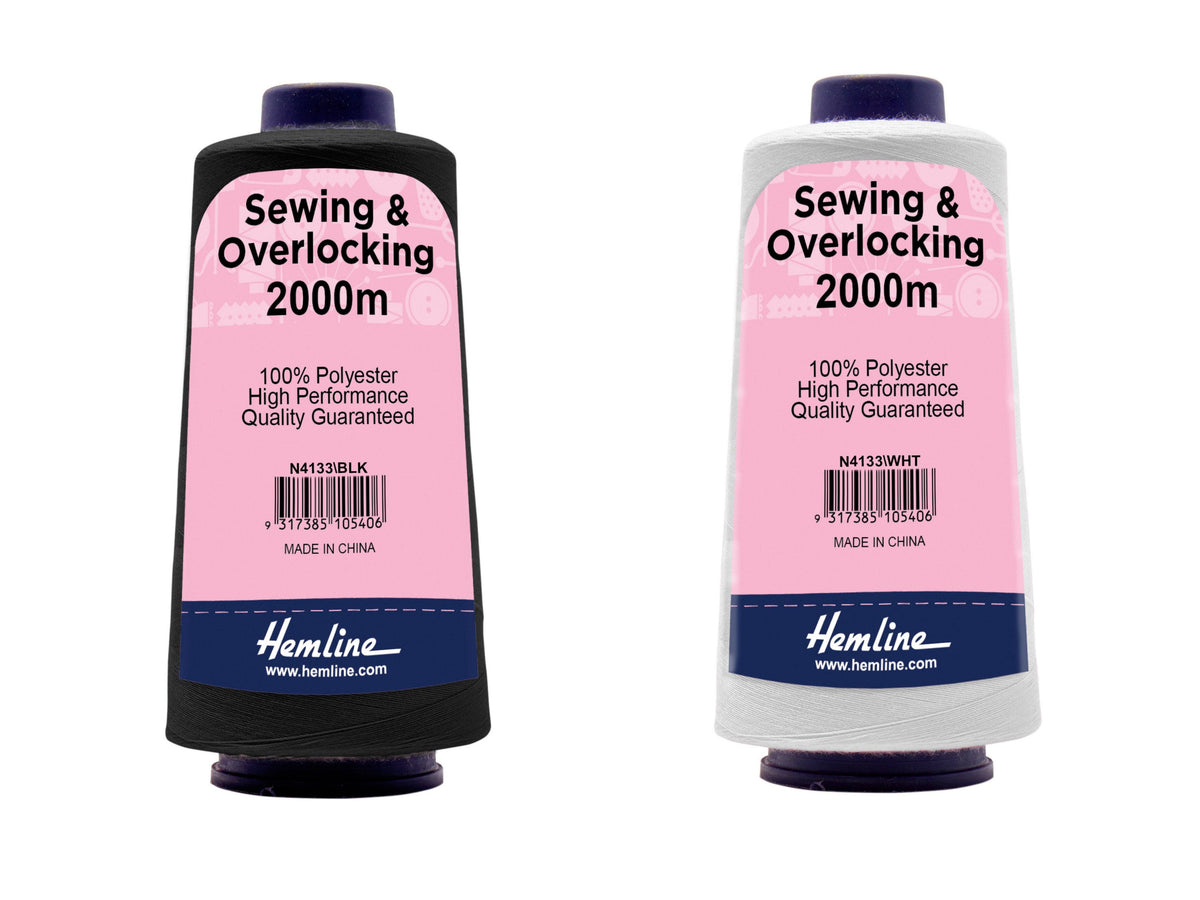 Overlocking &amp; Sewing Thread - 2000 Metres - Cheap Fabrics