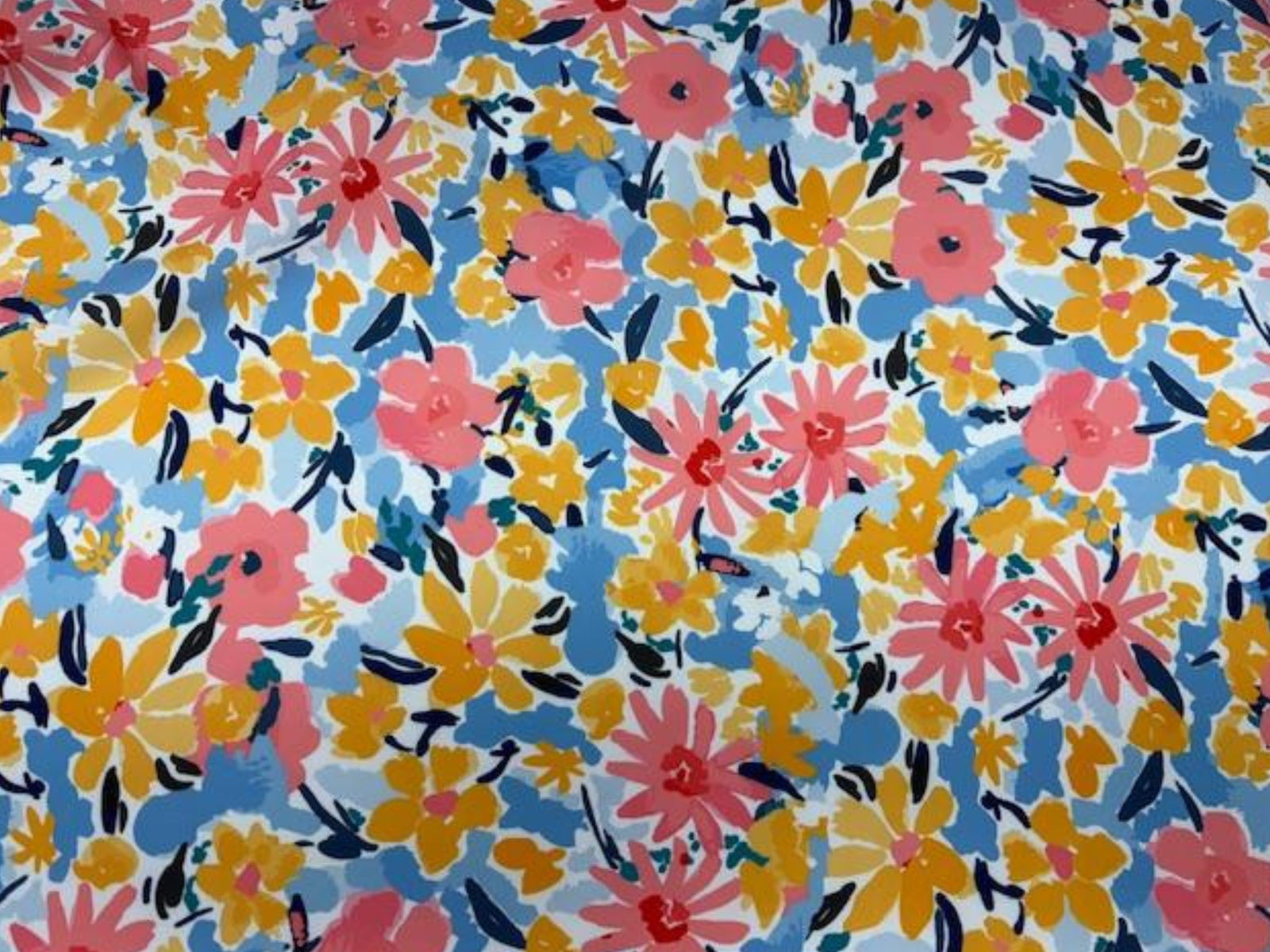 Bloomfield- Printed Peachskin Fabric - Cheap Fabrics