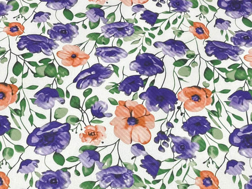 Ivory/Purple