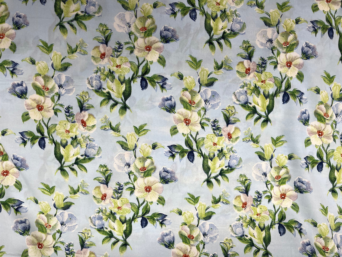 Petal - Clearance Printed Crepe Fabric - Cheap Fabrics