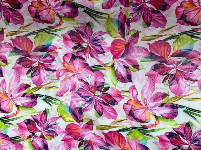 Floral Fantasia - Illuminated Lily - DIGITAL PRINT FABRIC