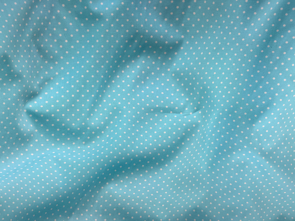 Pin Head Polka Dot - Cotton Poplin Patchwork - Cheap Fabrics