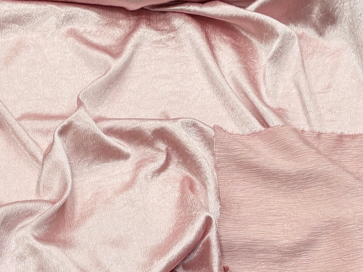 Plain Satin Crush Fabric - Cheap Fabrics