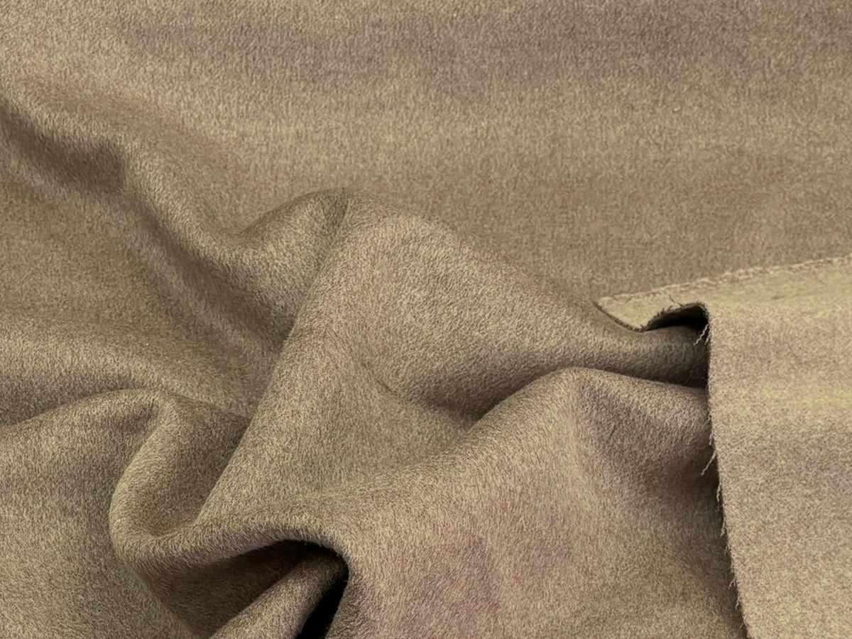 Plain Wool Blend Fabric