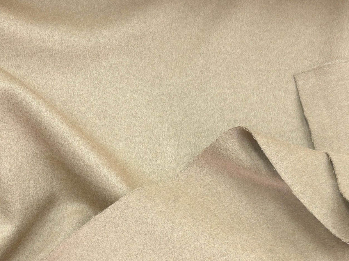Plain Wool Blend Fabric