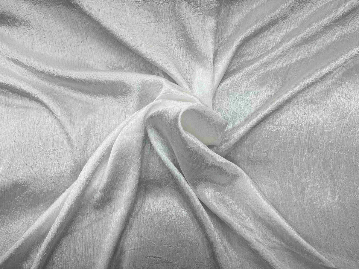 Plain Satin Crush Fabric - Cheap Fabrics