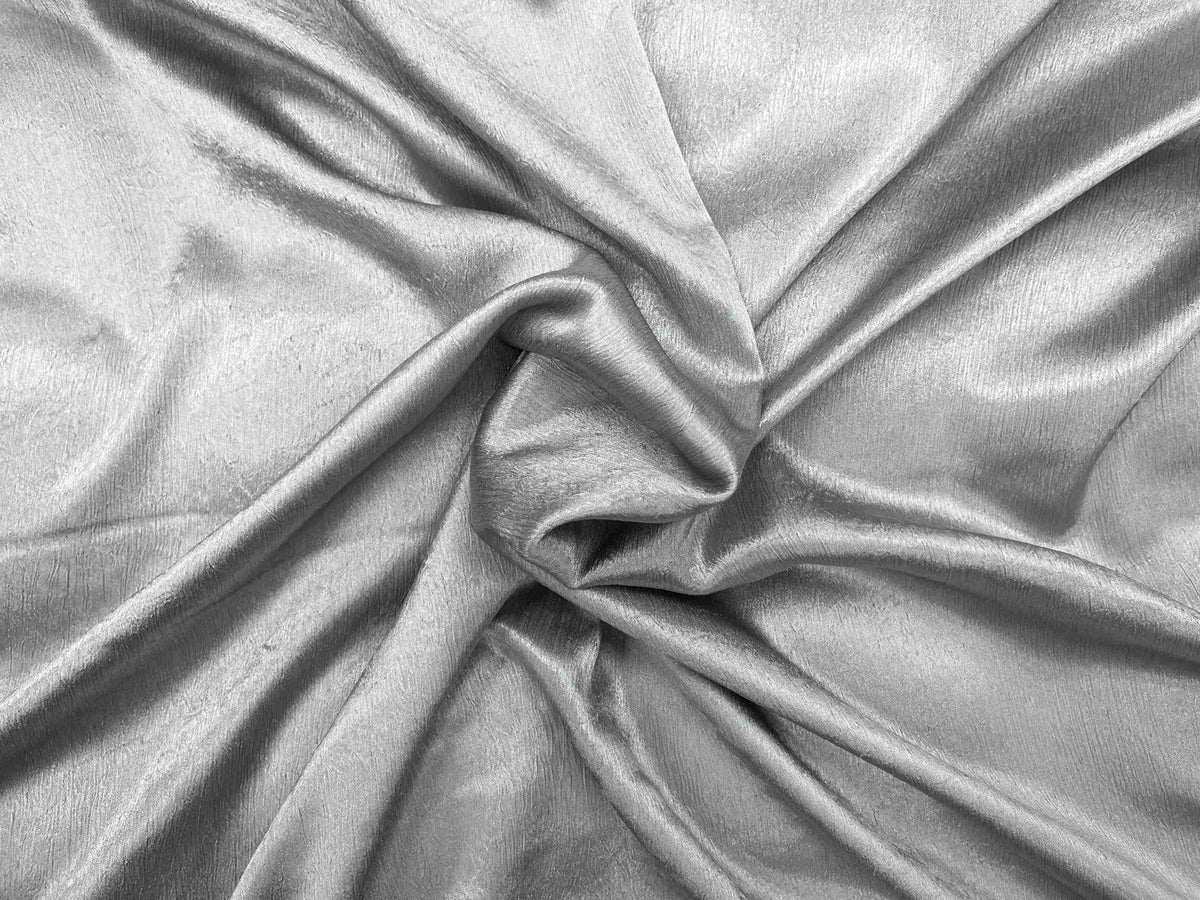 Plain Satin Crush Fabric - Cheap Fabrics