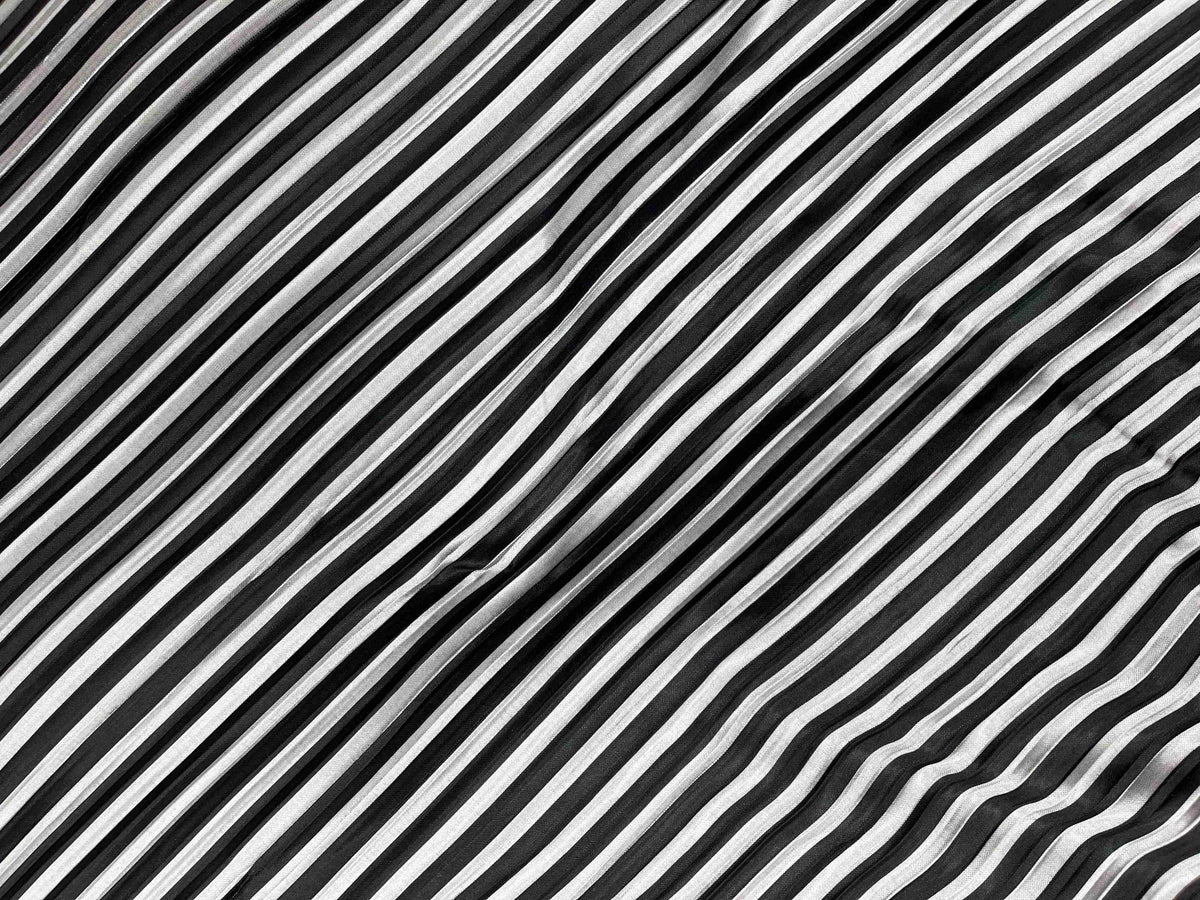 Pleated Satin - Dual Colour
