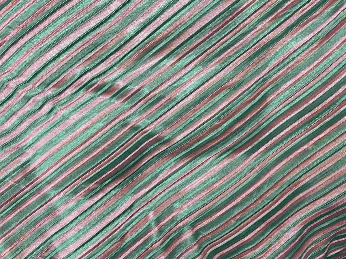 Pleated Satin - Dual Colour