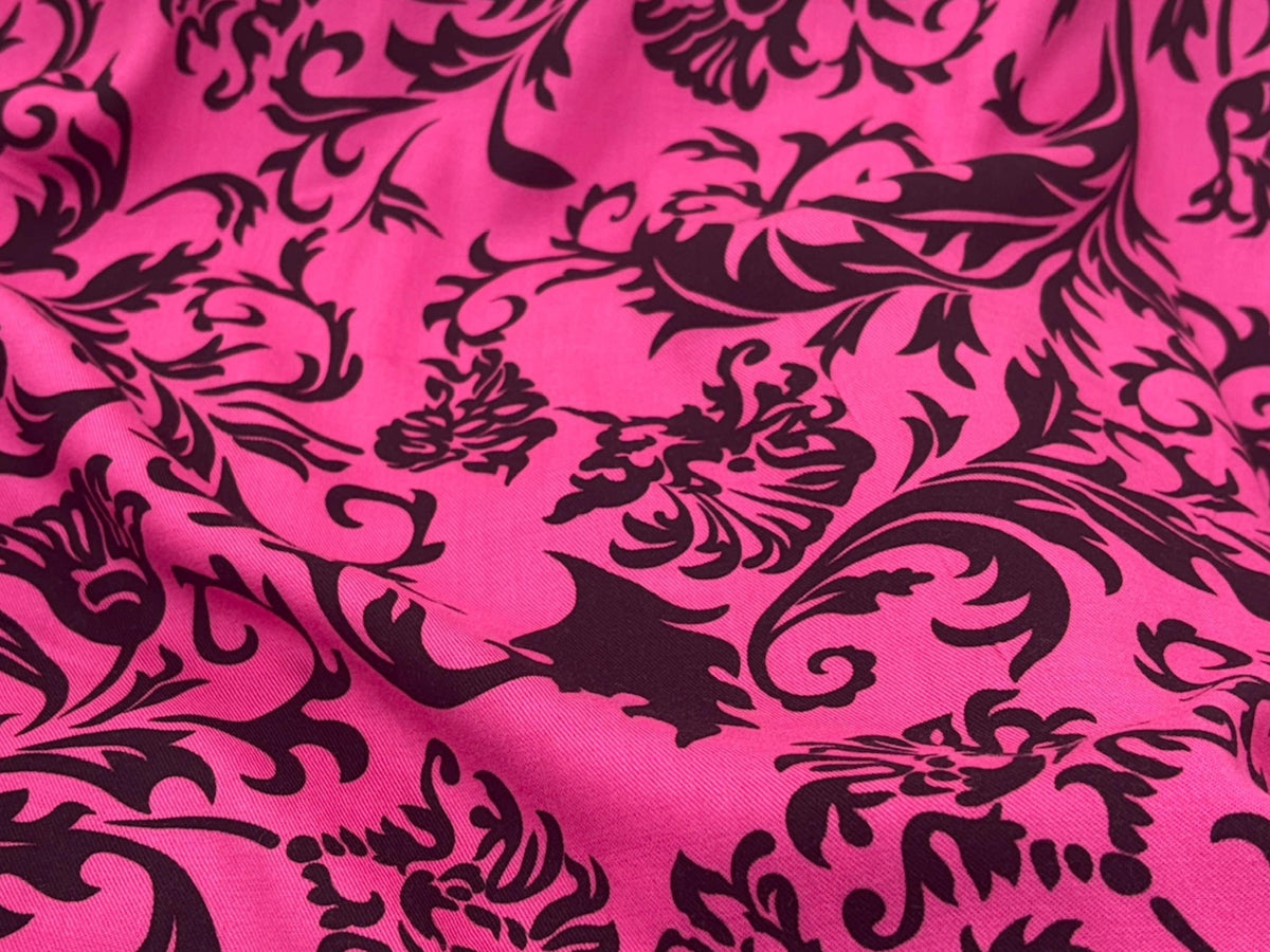 Floral Printed Twill - Cheap Fabrics