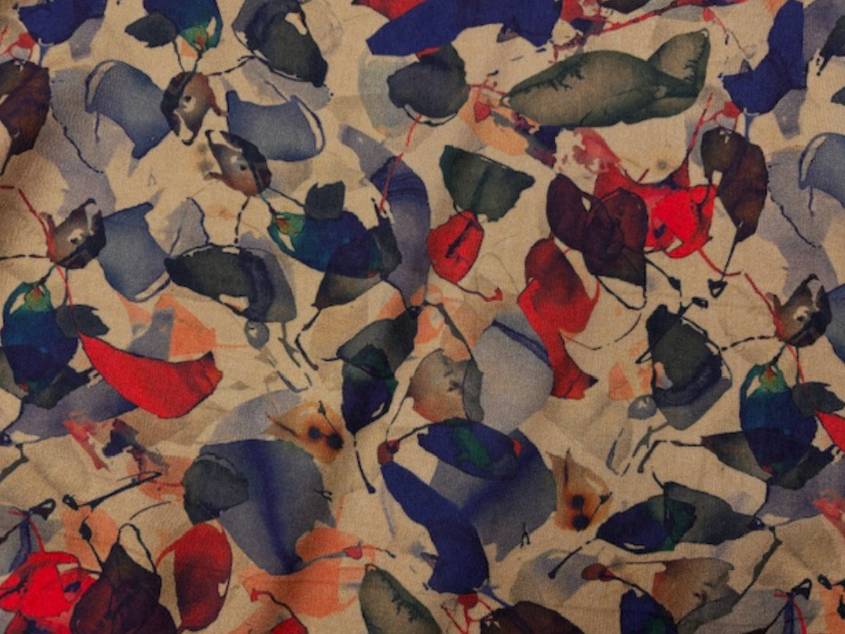 Polyester Fabric Print - Abstract - Cheap Fabrics