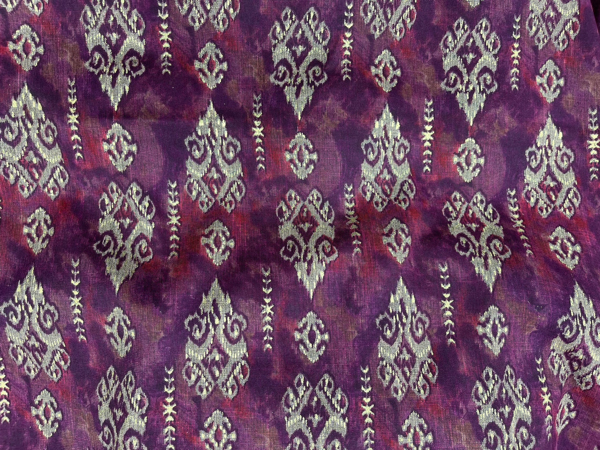 Poly Viscose Fabric - Ethnic Abstract