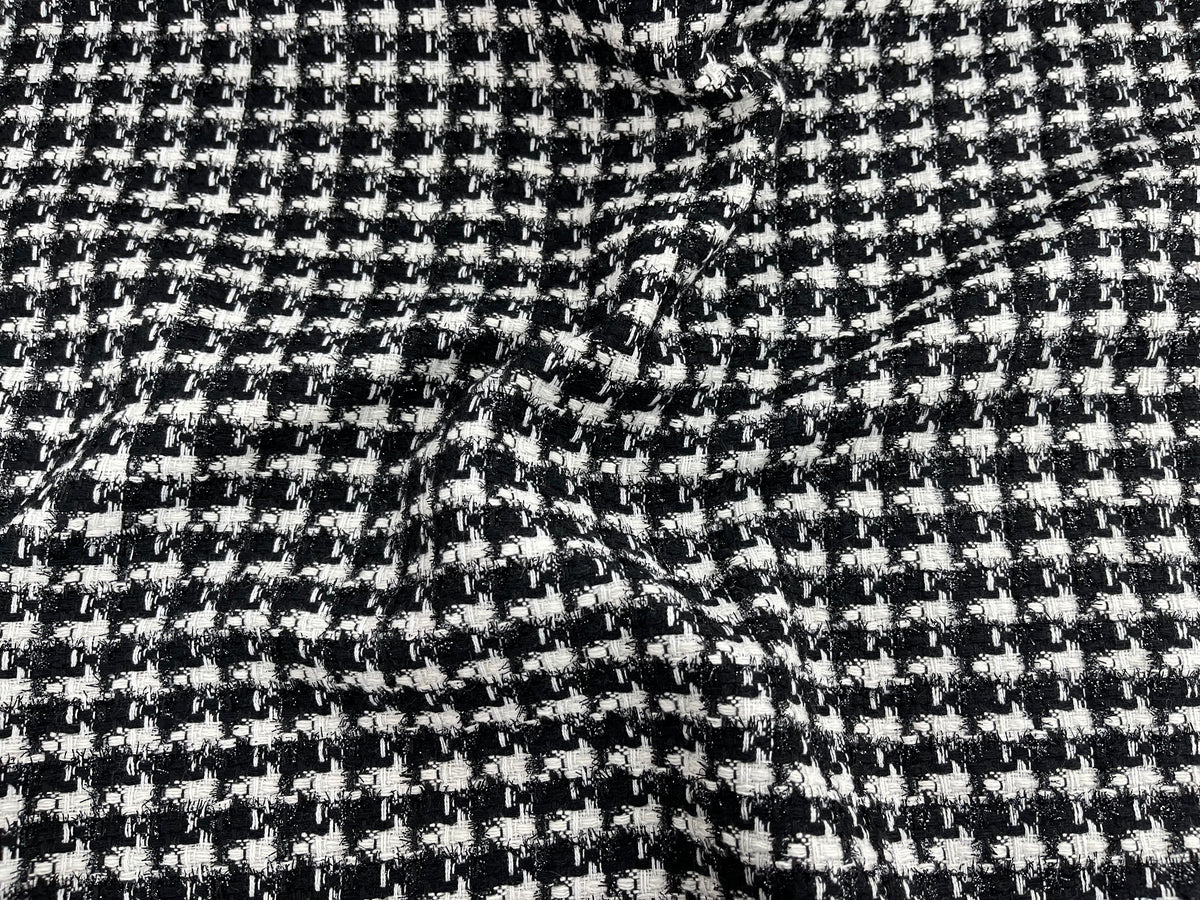 Houndstooth Wool Blend