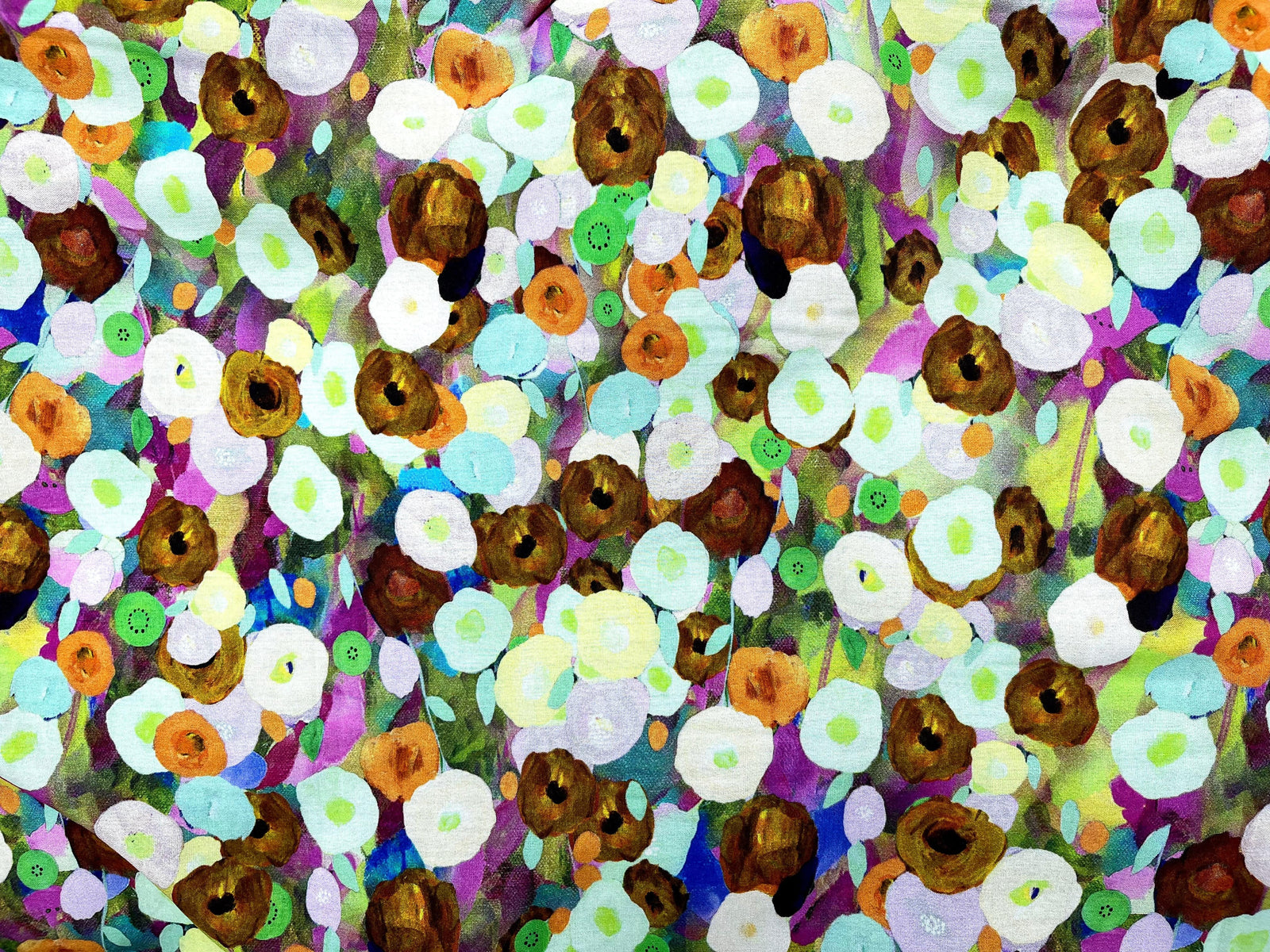 Digital Summer Viscose - Poppy Love - Cheap Fabrics