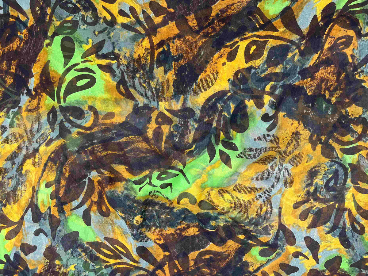 Printed Chiffon Fabric - Tropical