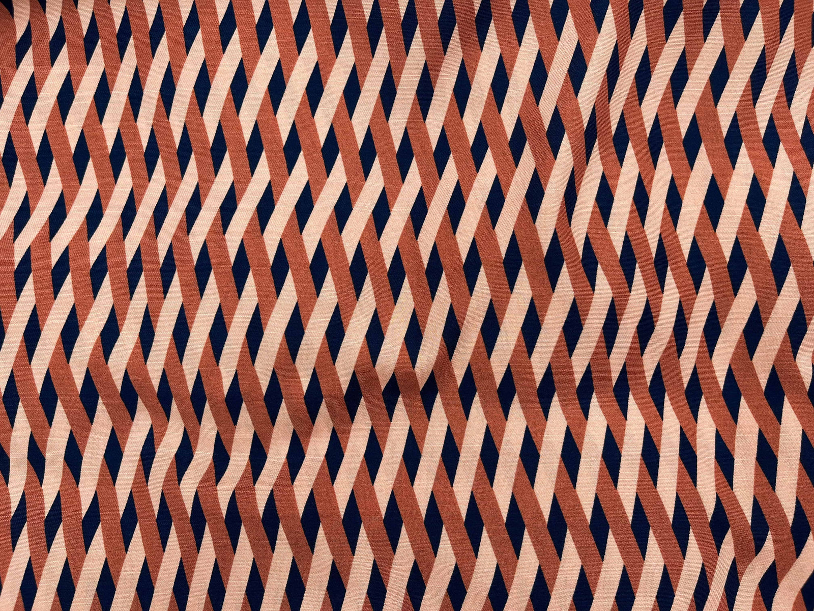 Basketweave  - Clearance Printed Crepe Fabric - Cheap Fabrics
