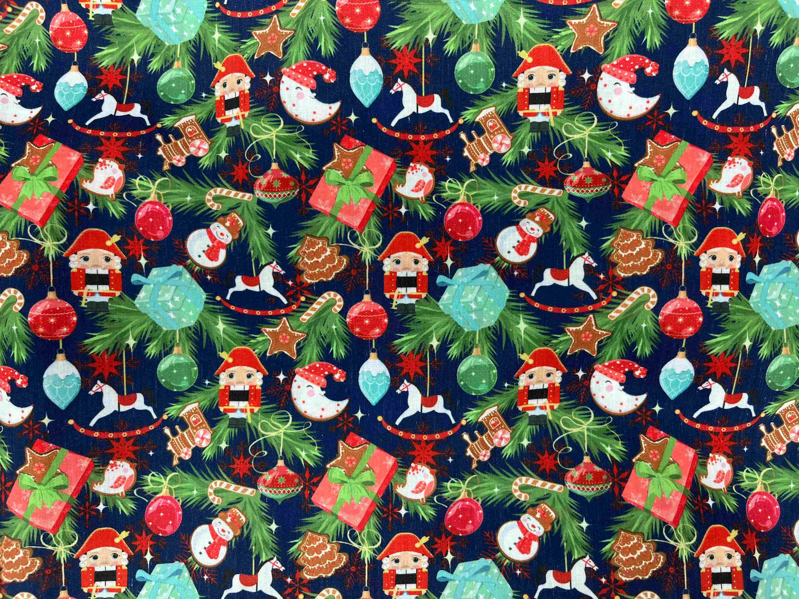 Christmas Cheer - Poly/Cotton Printed Fabric - Cheap Fabrics