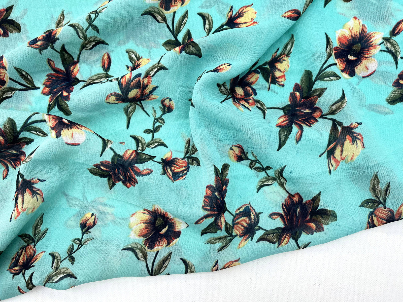 Seconds Clearance Printed Chiffon - Cheap Fabrics