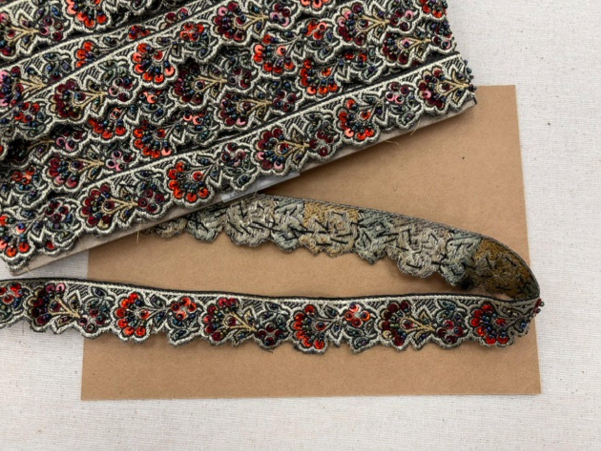Brocade Sequin Trim