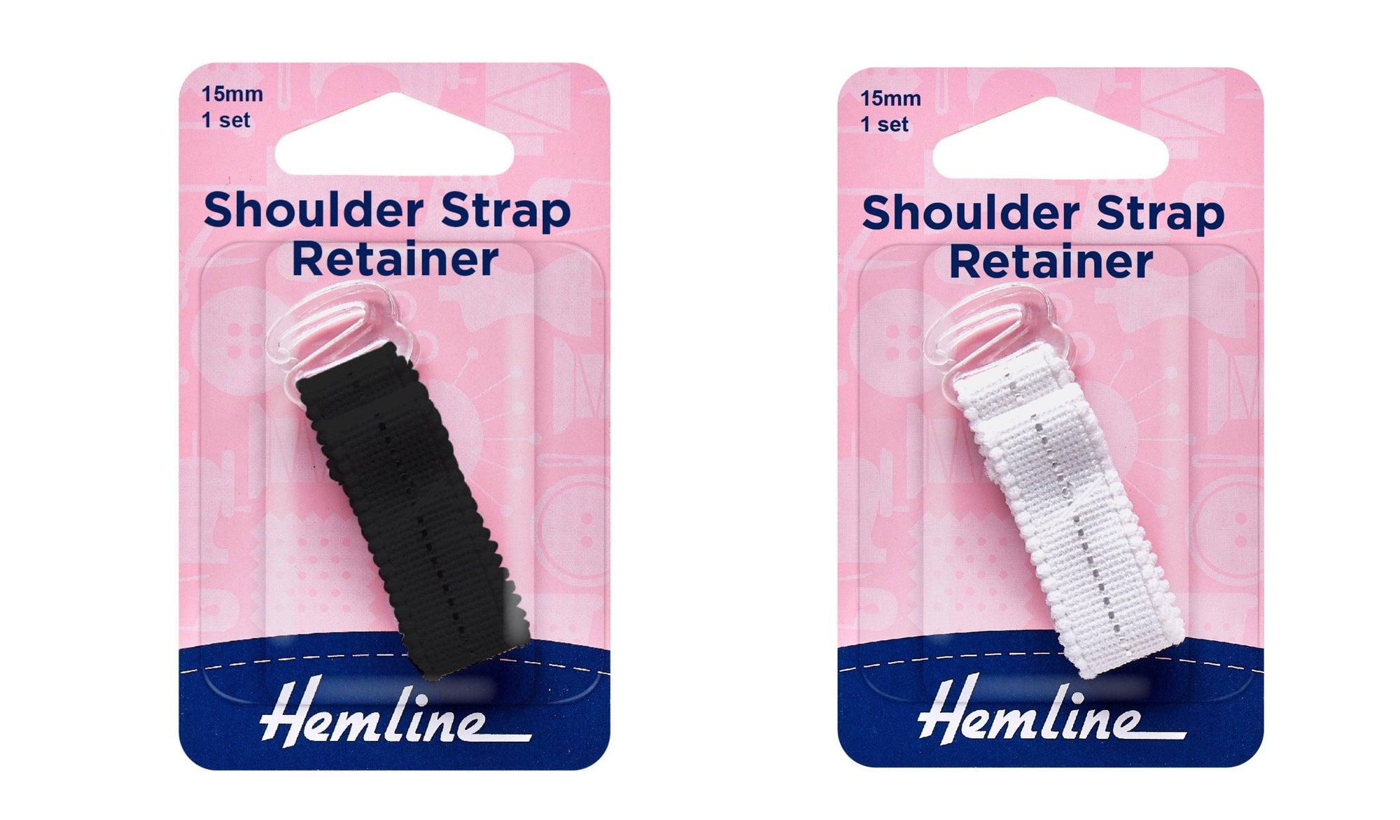 Shoulder Strap Retainer 15mm (1 Set) Cheap Fabrics