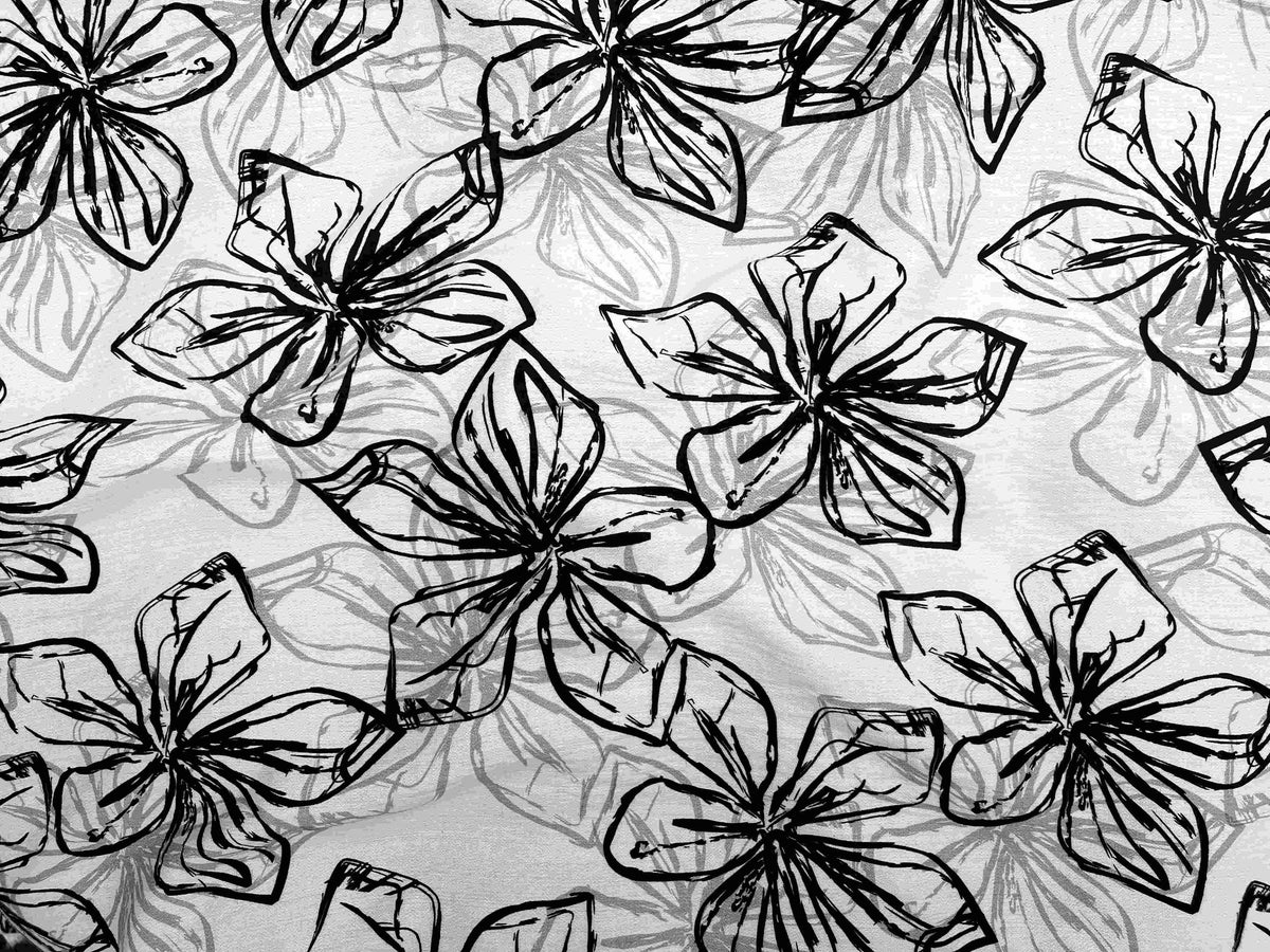 Signature Crepe Fabric - Monochrome