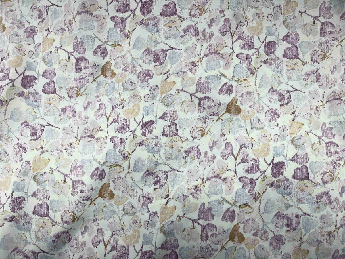 Printed Silky Satin Fabric - Blush