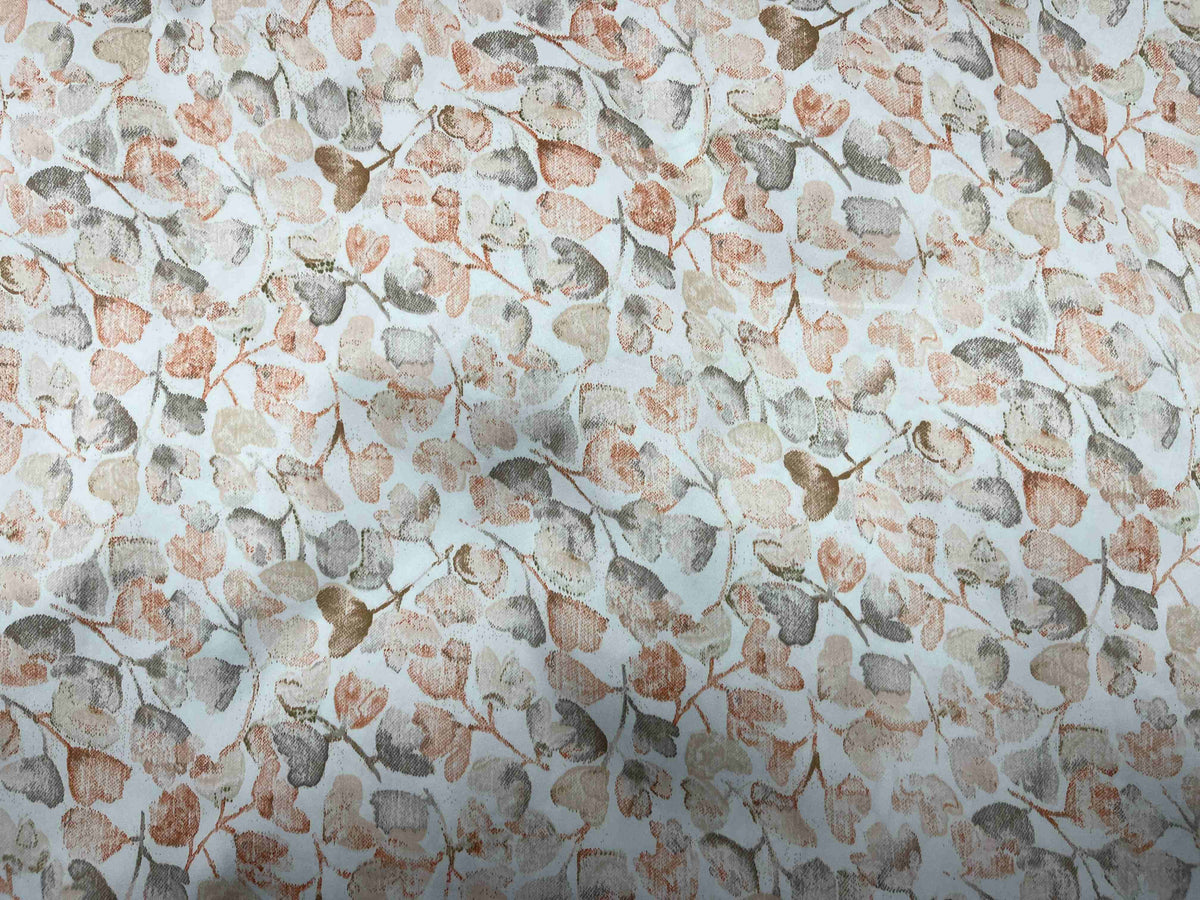 Printed Silky Satin Fabric - Blush