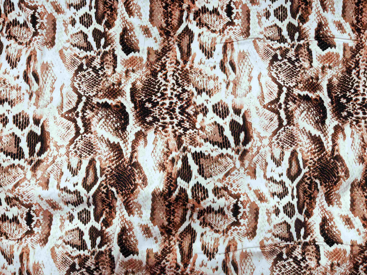 Snakeskin - Silky Touch Satin Fabric