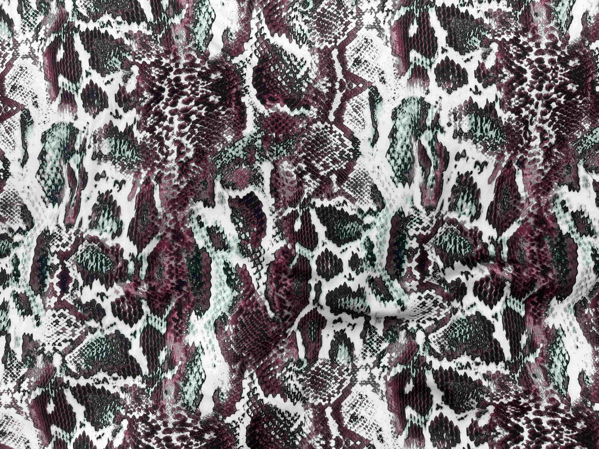 Snakeskin - Silky Touch Satin Fabric