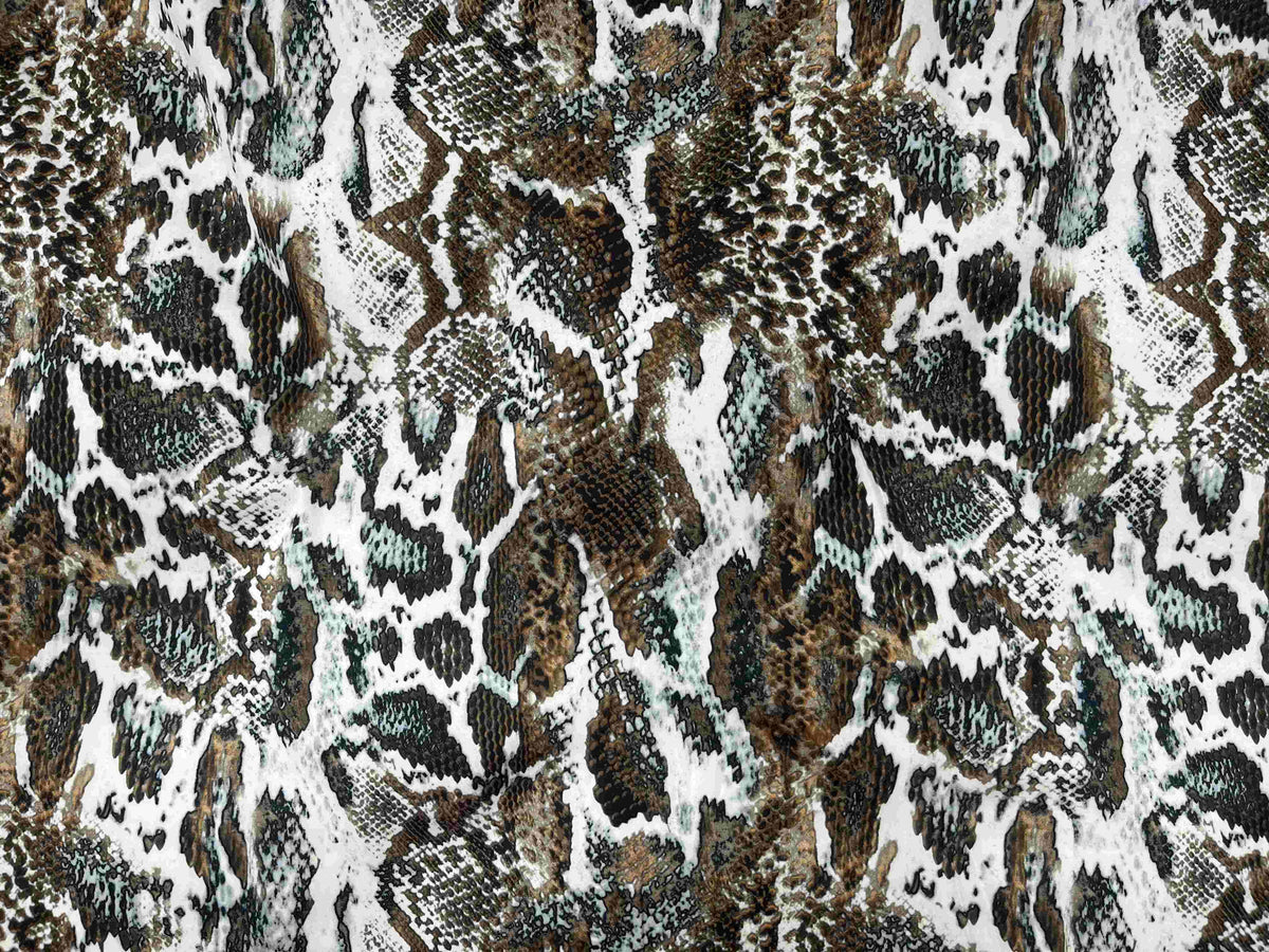 Snakeskin - Silky Touch Satin Fabric