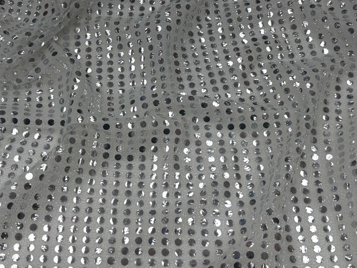 Polka Dots Sequin 6mm - Jersey Knit