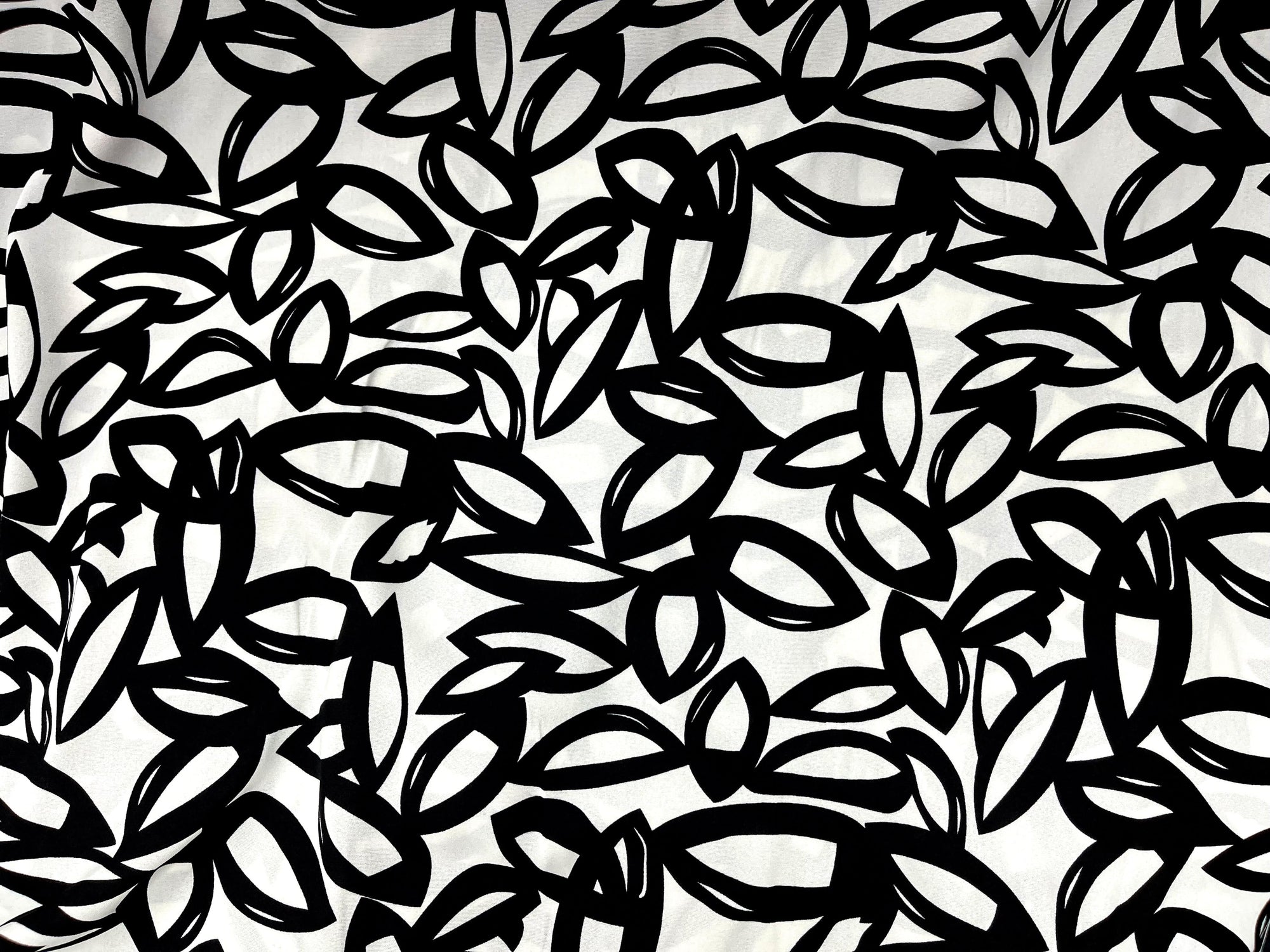 Modern Petals - Printed Moss Crepe - Cheap Fabrics