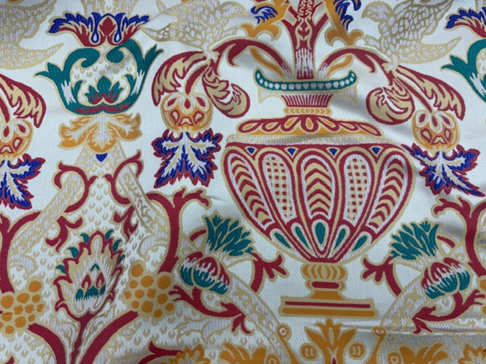 Spiritual Brocade - Chalice Cup Design - Cheap Fabrics