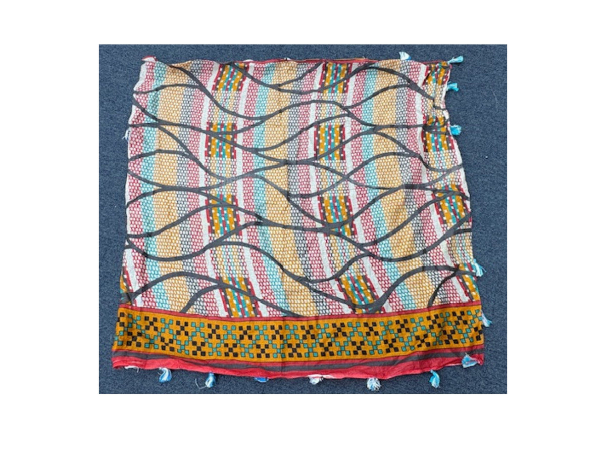 Colourful Ethnic Square Scarf - JACKS