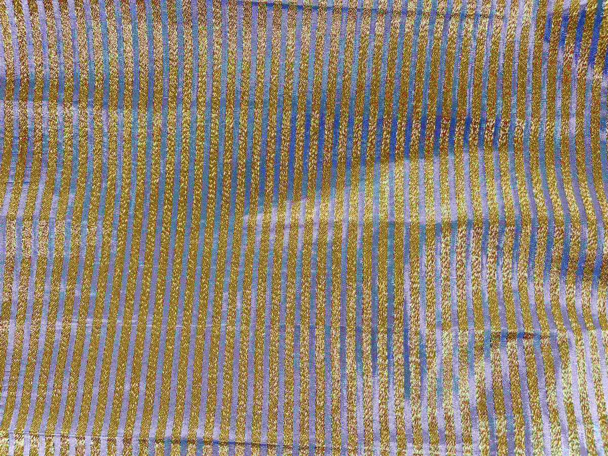 Design 6 - Striped Metallic Brocade