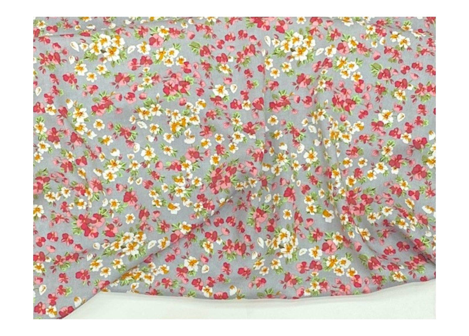 Summer Viscose - Flower Fashion - Cheap Fabrics