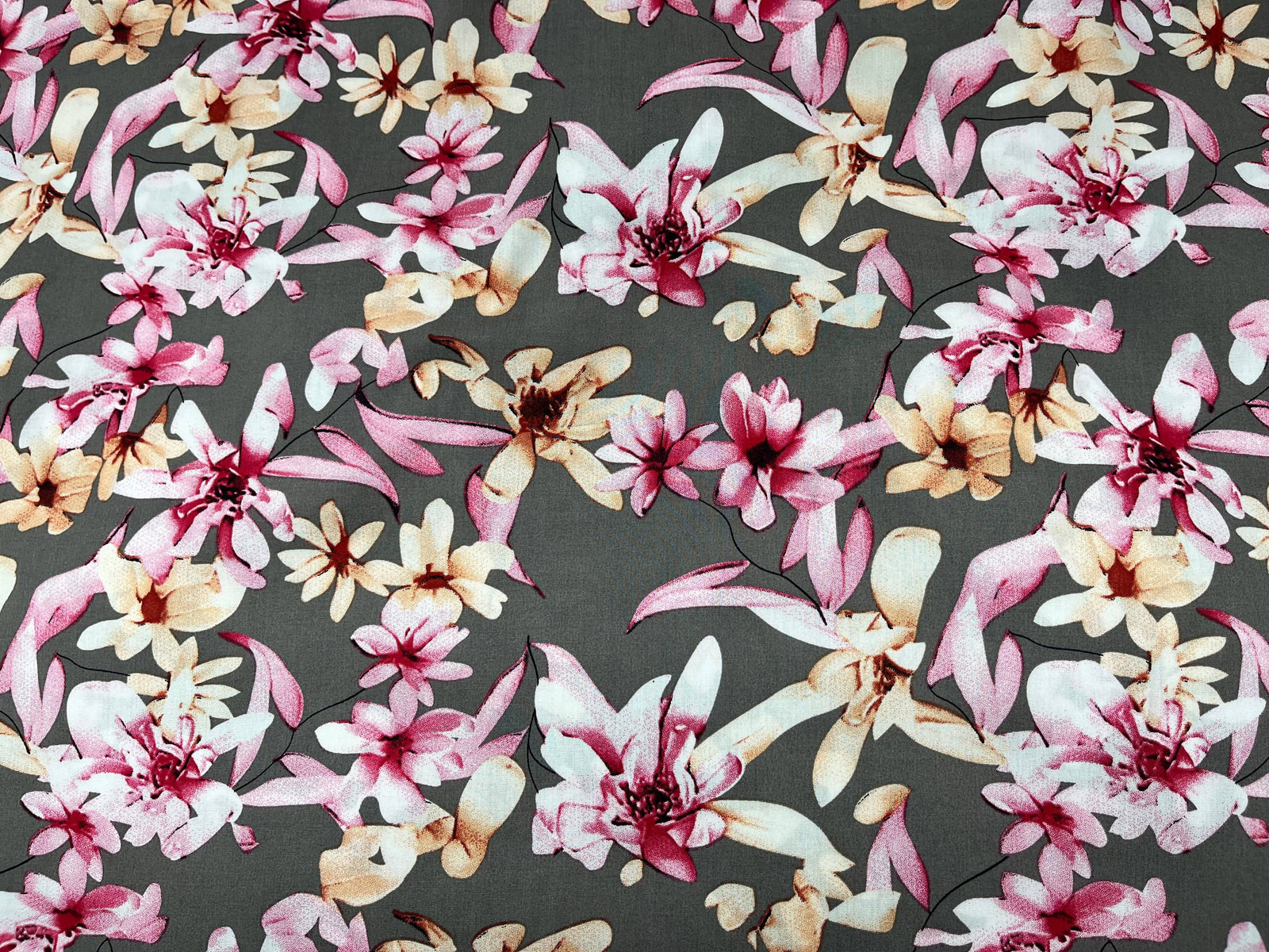 Summer Viscose - Lily Time - Cheap Fabrics