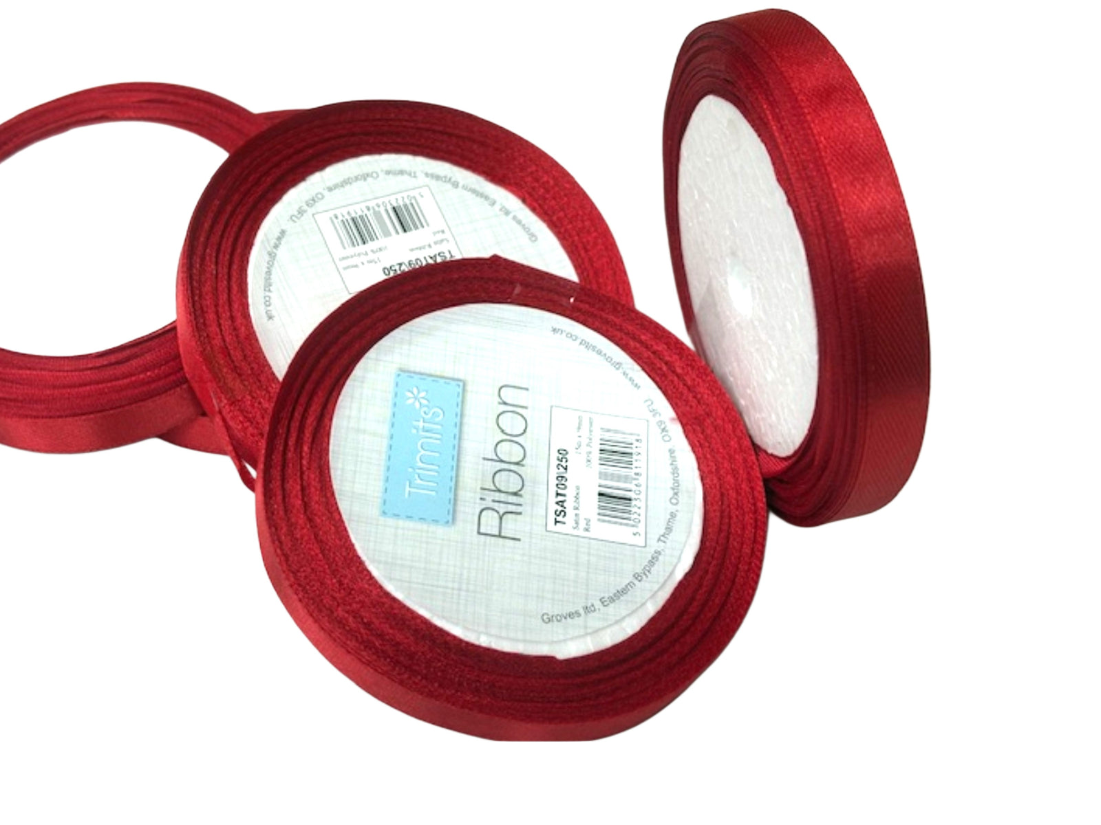 Plain Satin Ribbon Reel - 15mtr x 9mm - GREAT VALUE! - Cheap Fabrics