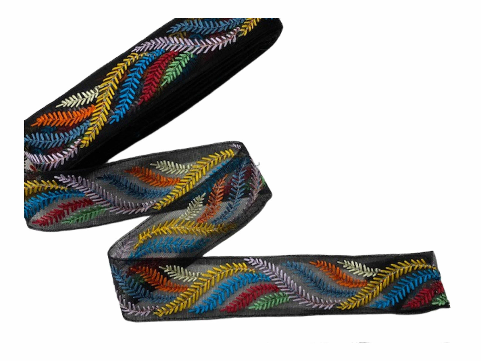 Tulle Trim - Leaf Design #22 (35mm) - Cheap Fabrics