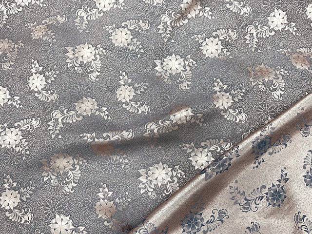 Two Tone Double Sided Jacquard - Floral - Cheap Fabrics