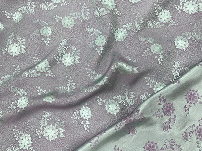 Two Tone Double Sided Jacquard - Floral