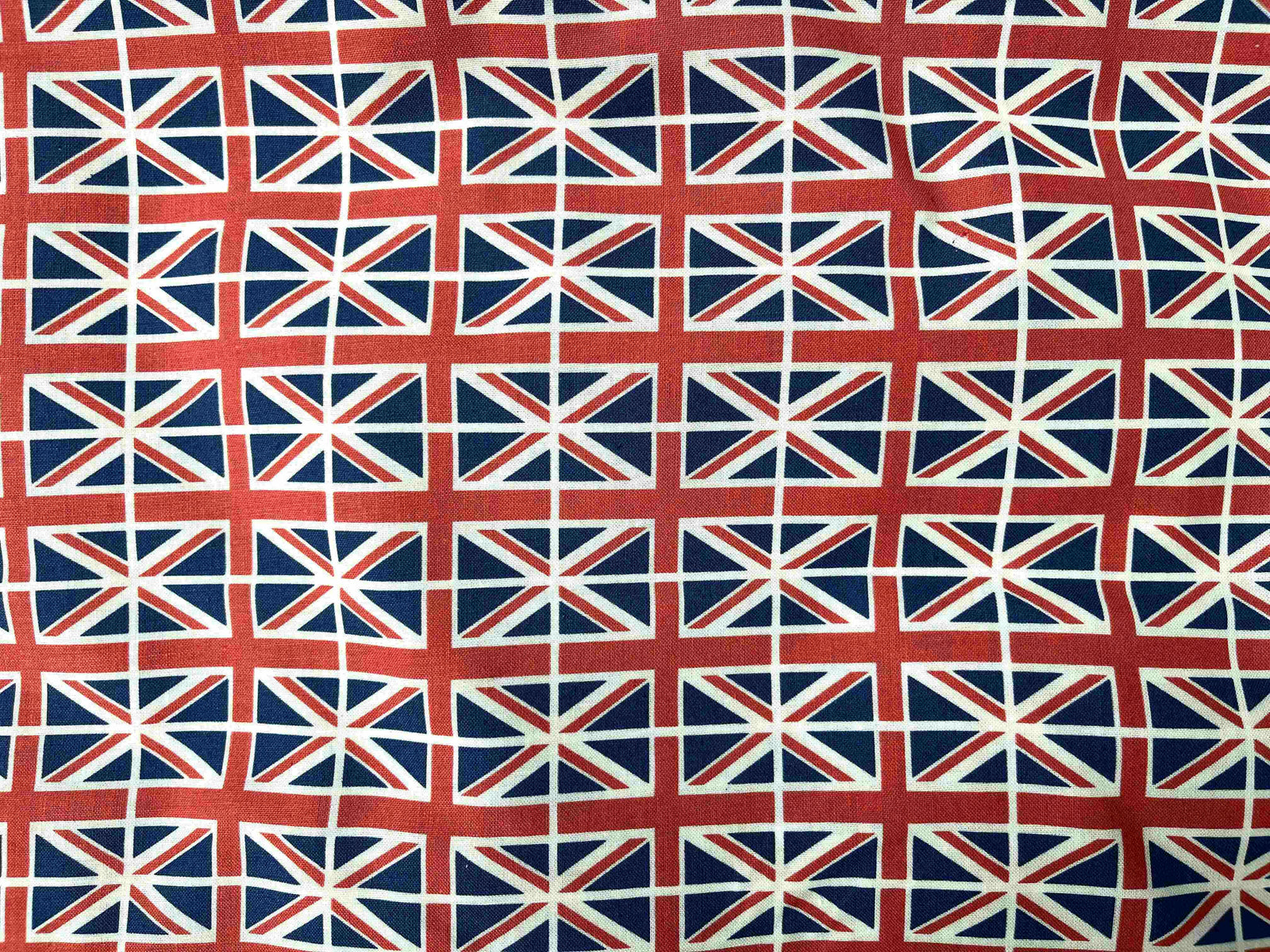 Union Jack Flag -  Cotton Print - Cheap Fabrics