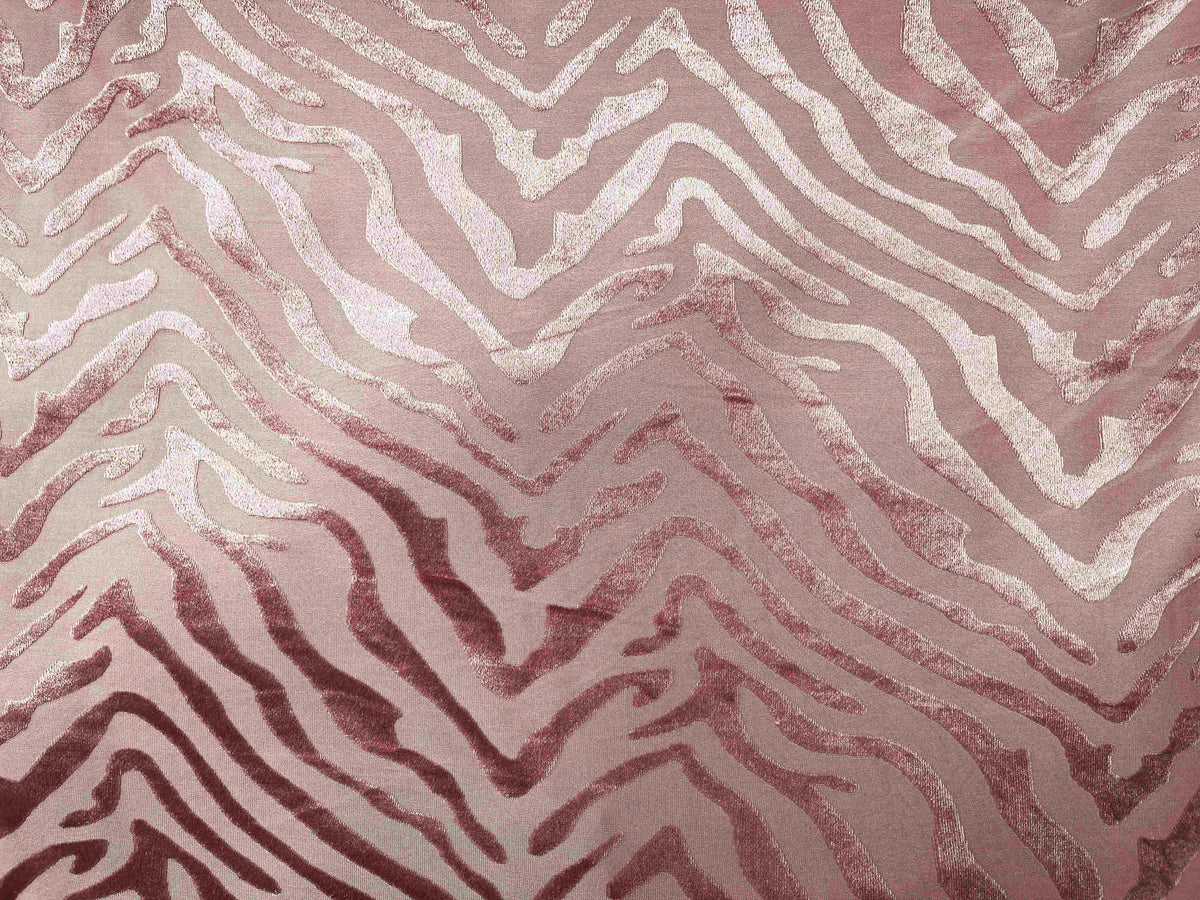 Velvet Jersey Fabric Zebra - Cheap Fabrics