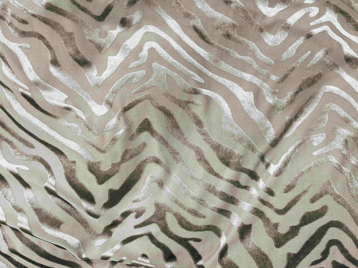 Velvet Jersey Fabric Zebra - Cheap Fabrics