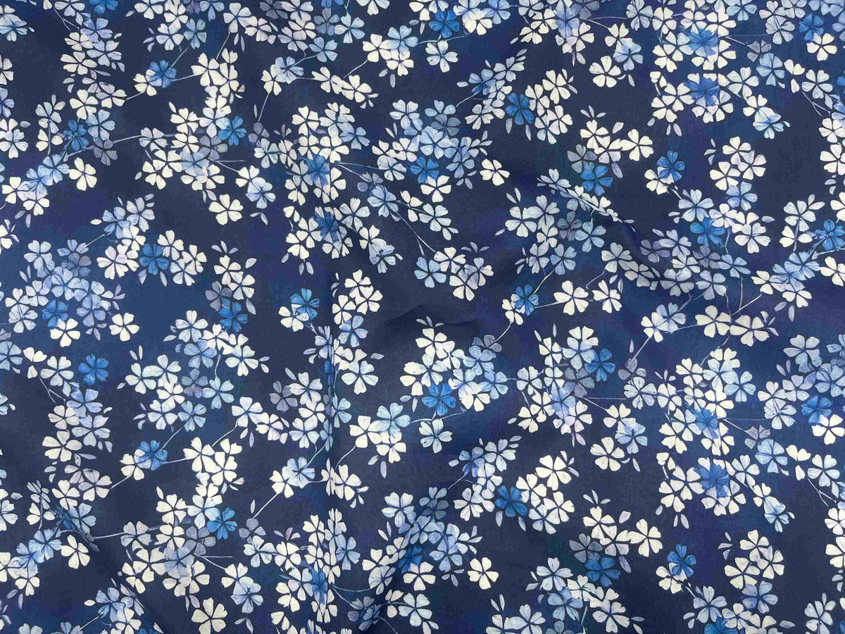Wide Width Digital Printed Cotton Fabric - Petals