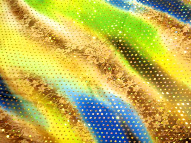 Diamond Shaped Motif - 4 Way Spandex - Cheap Fabrics