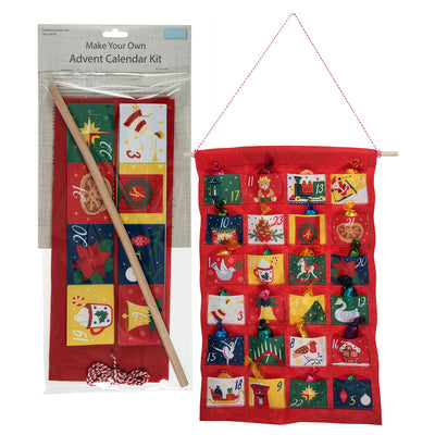 Make Your Own Advent Calendar Kit - RED